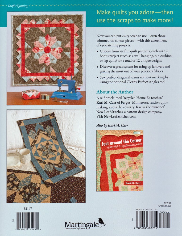 Twice as Nice Quilt Designs w Scrap-Saving Patchwork Quilting Pattern Book NEW