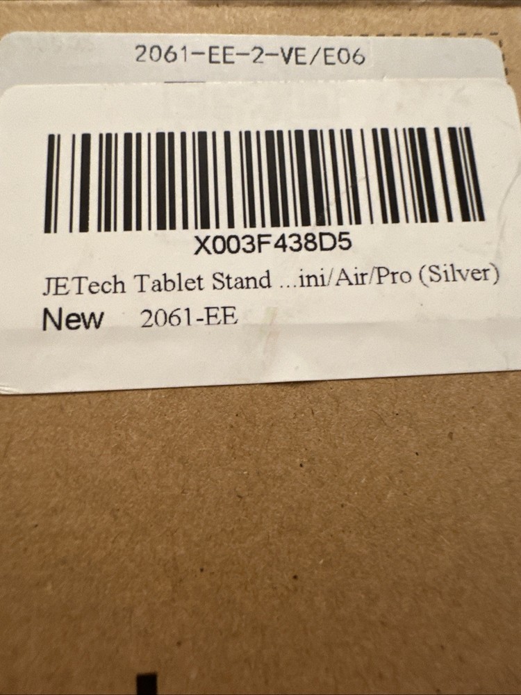 JETech Tablet Stand, Adjustable Portable Desktop Holder, Silver