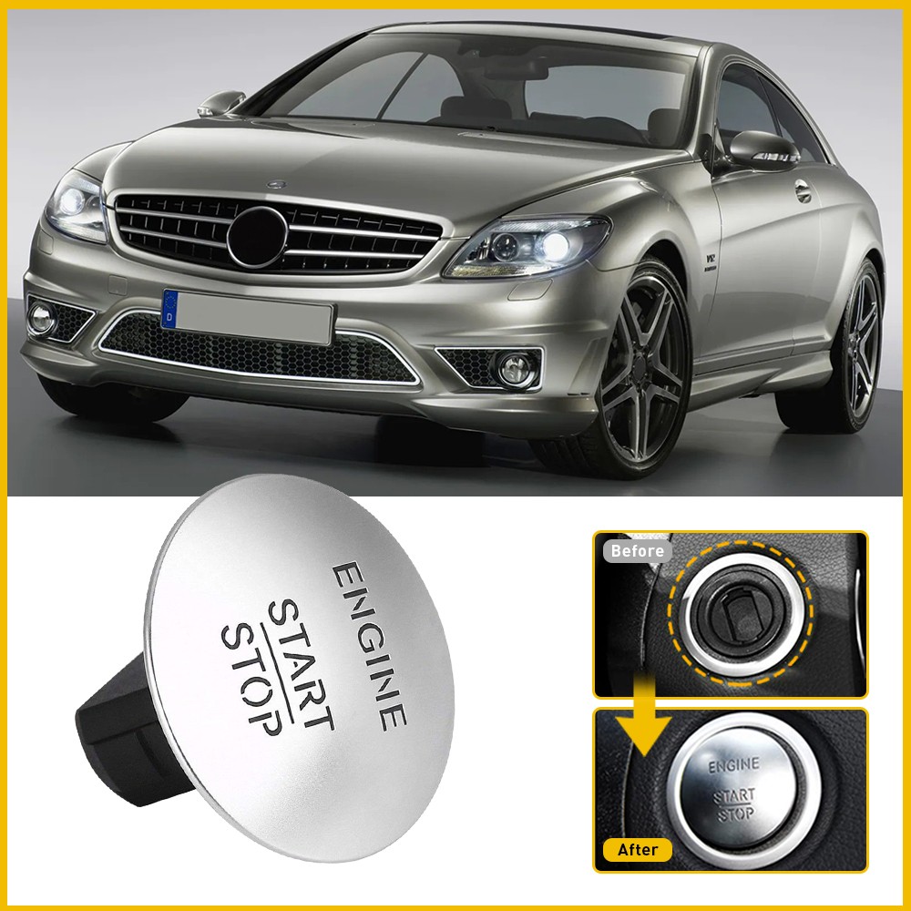 Push To Start Button Fits Mercedes Keyless Benz Go Engine Start Stop Push Button