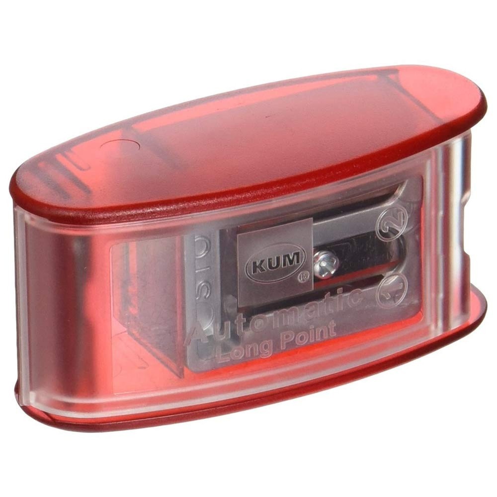 Kum 105.30.22 Polystyrene Automatic Long Point Pencil Container Sharpener, Co...