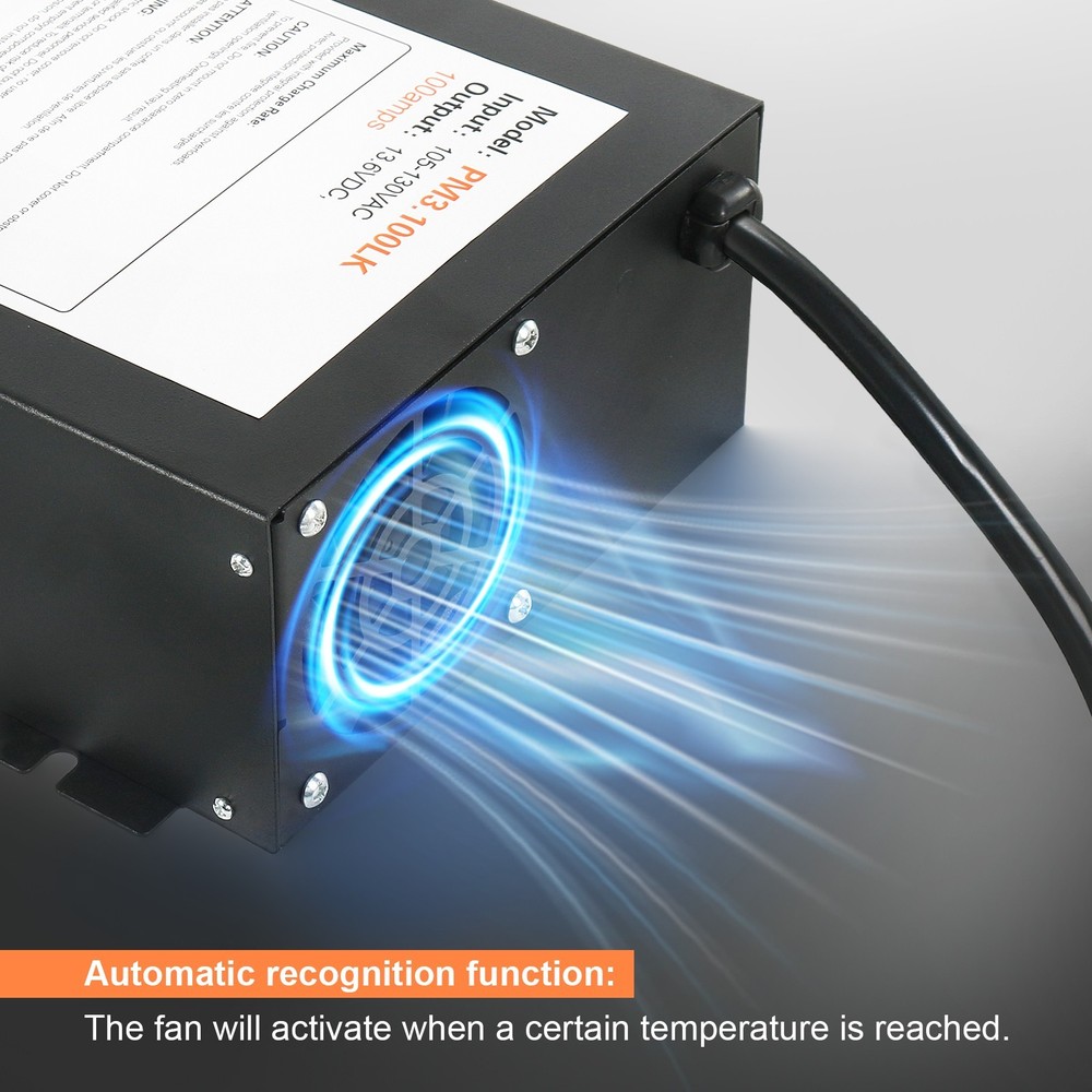 100Amp RV Power Converter Power Supply Battery Charger AC to DC 110V to 12V