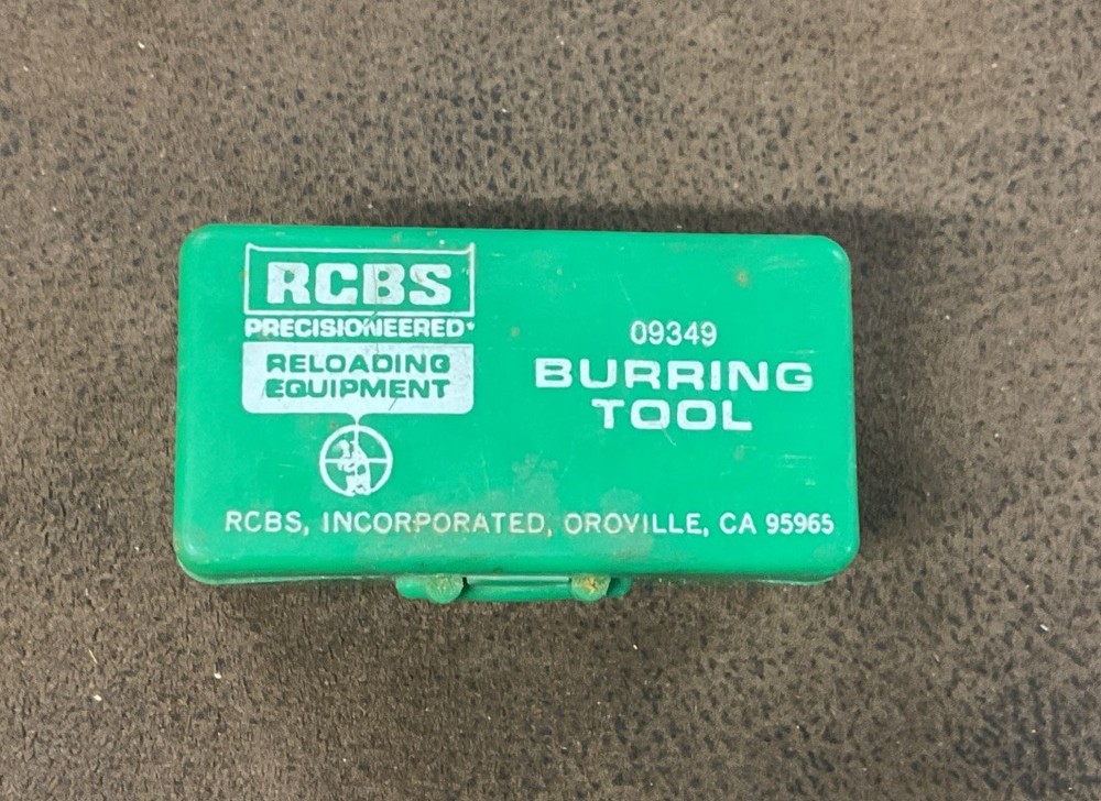 RCBS Burring Tool  with Storage Box - 09349