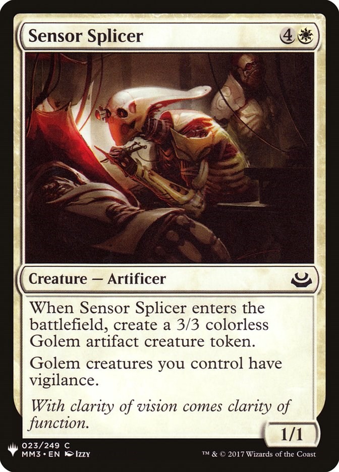 Sensor Splicer The List Reprints 23 MTG LP
