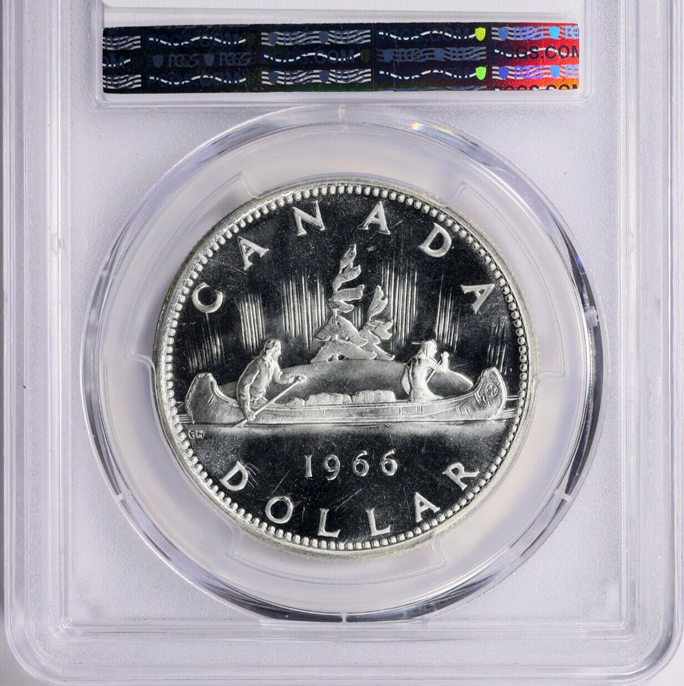 1966 Canada PL Silver Dollar Gem PCGS PL 66 Cam