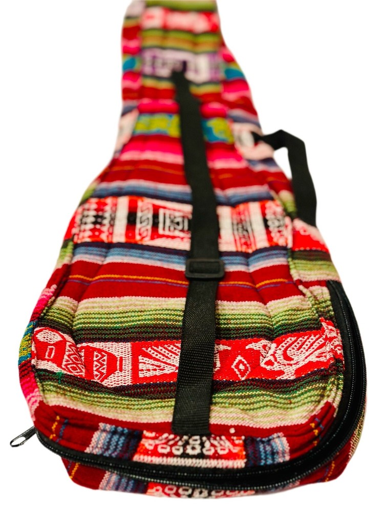 Bolivian Charango Case, Aguayo Wool handmade standard, plus professional Strings