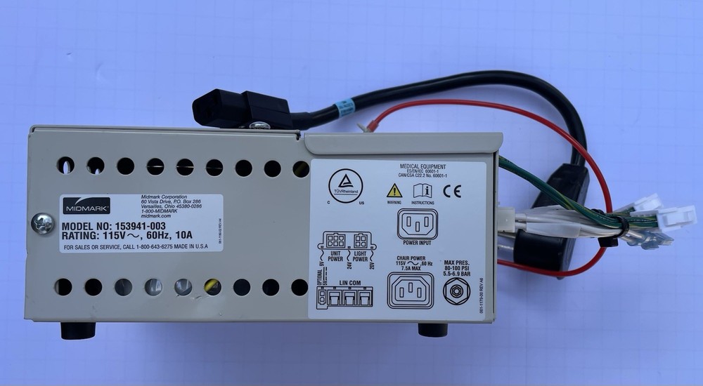 002-2018-03 MidMark Power Supply Model# 153941-003