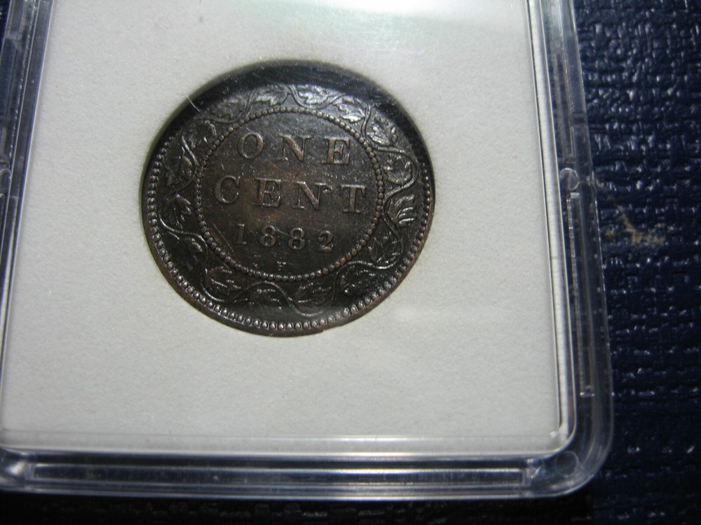 1882 H Newfoundland coin set