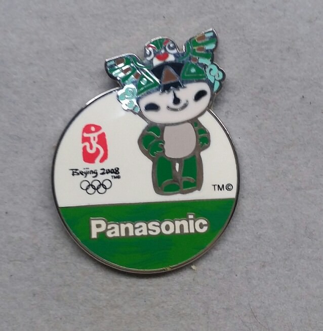2008 BEIJING PANASONIC MASCOT NINI OLYMPIC PIN