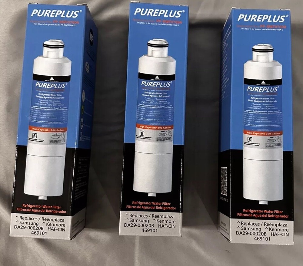 Pure Plus Replacement Refrigerator Water Filters DA29 00020B Lot Of 3 New