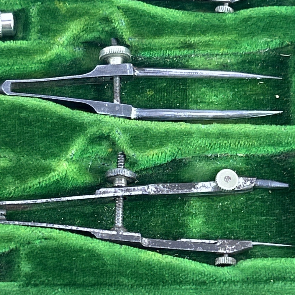 Keuffel & Esser Co Challenge Compass Drafting Set Complete Vintage Model 9726F