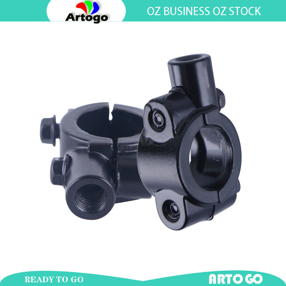 M10 10mm THREAD MOTORCYCLE MIRROR ADAPTER HOLDER MOUNT CLAMP 7/8" 22mm HANDLEBAR