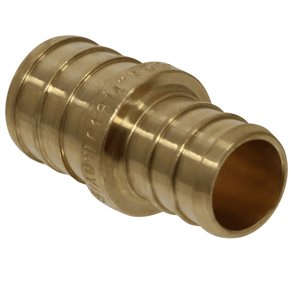 1 Pack XFITTING 5/8" X 3/8" Pex B Reducing Coupling, Pex Coupling, Crimp Fitting