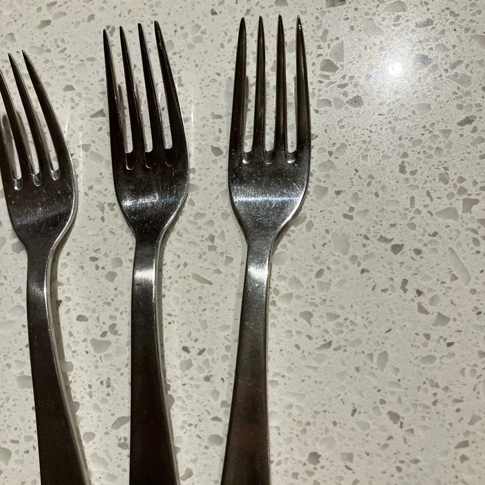 Set 3 Dinner Forks ESM7 by ESM Stainless 12/18 Germany