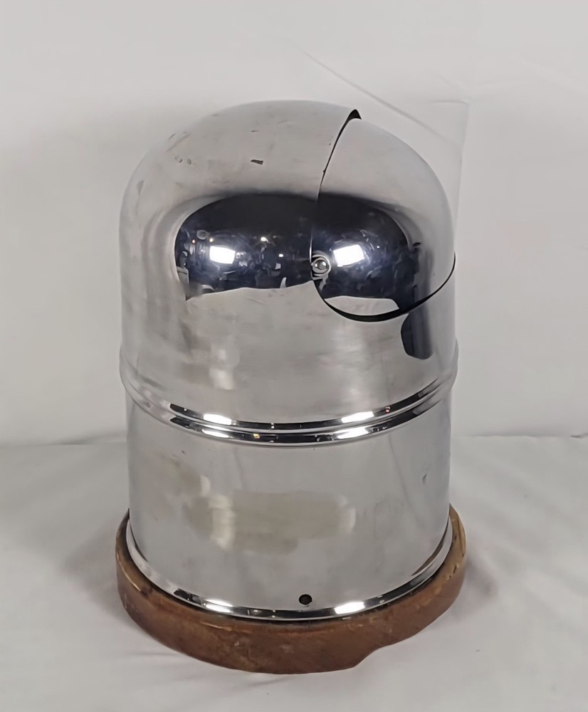 Vintage Danforth Constellation Stainless Steel Marine Compass 8" Base