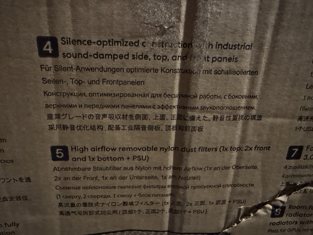 Fractal Define 7 Compact Black Computer Case See Pics