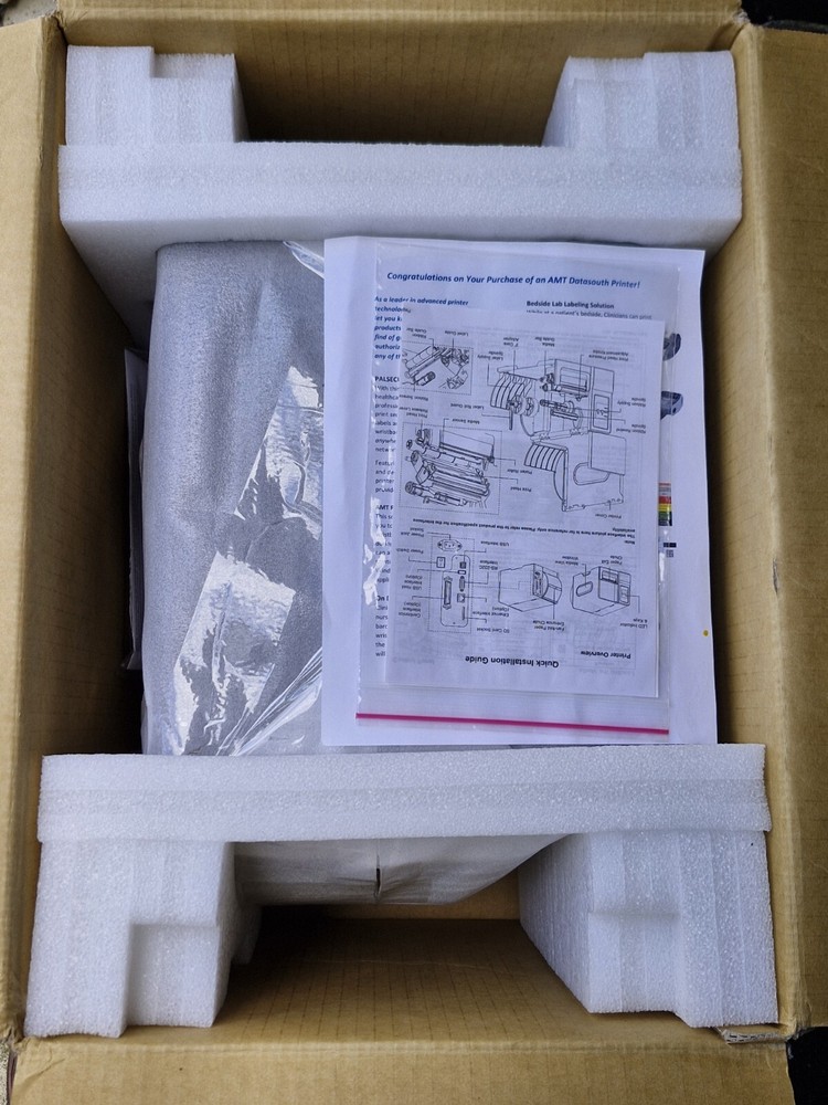 AMT Datasouth Fastmark M6 PS 203dpi Thermal Label Barcode Printer USB, Etherne
