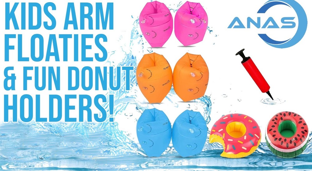 Kids Stuff Swim Arm Bands (2 Sets With Two Donuts) ￼