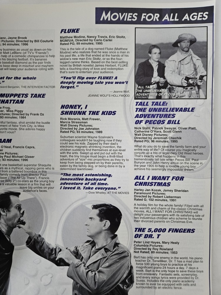 SWANK 1998 FILM CATALOG