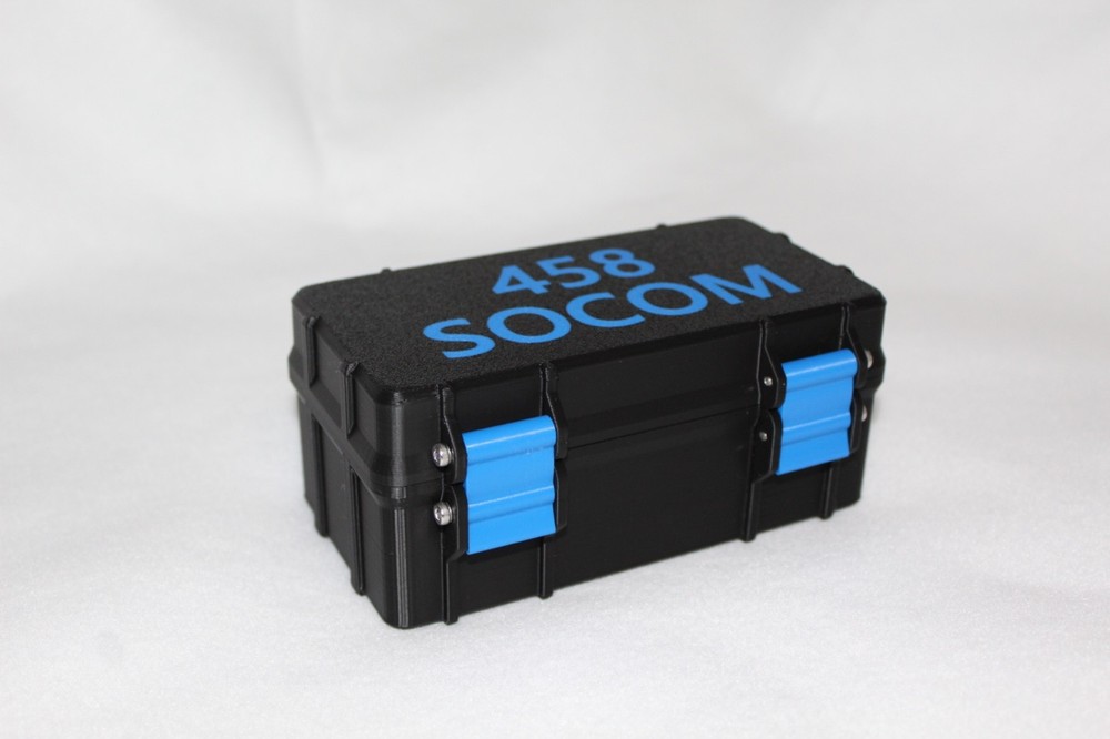 .458 socom ammo box, 50 round capacity