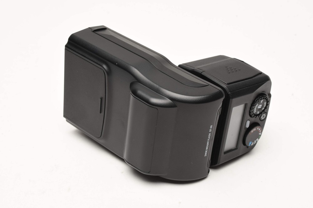 Fujifilm EF-60 Shoe Mount Flash, in case + stand + diffuser, Mint-