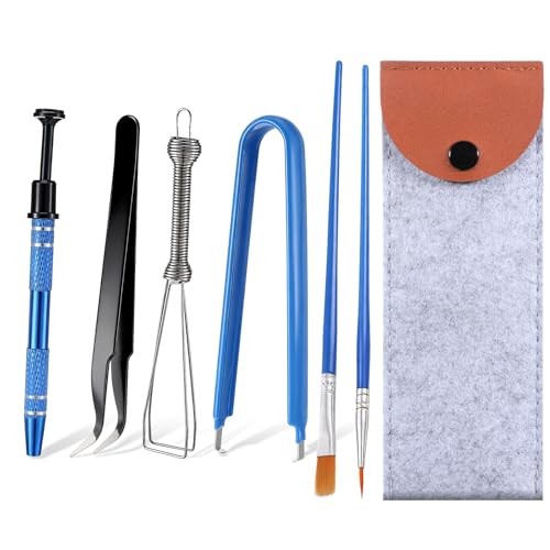 Keyboard Remover Tool Kit, 6PCS Keyboard Cleaning Tools, Switch Puller,