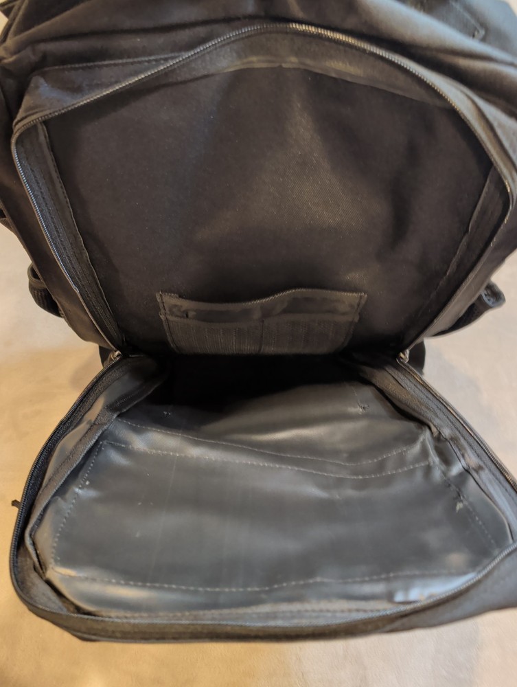 Black Tactical MOLLE Backpack Hydration Compatible Hiking Military Pack