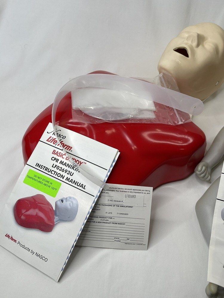Nasco Life/form Basic Buddy+Baby Training CPR Dolls Dummy Manikin W Introduction