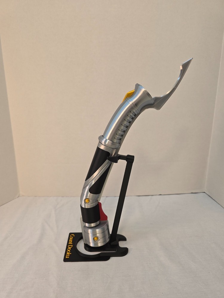 Count Dooku Inspired Lightsaber Replica+Stand, Star Wars SITH