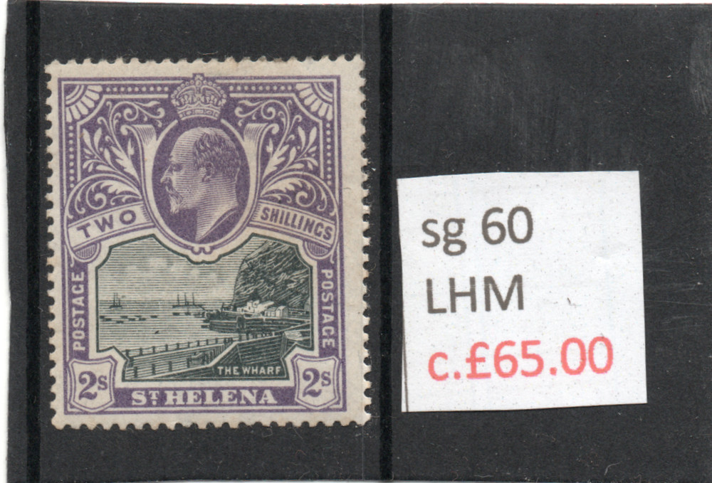 St.Helena EV11 1903 2s. black & violet sg 60 LH.Mint