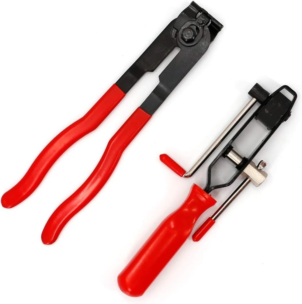 UTSAUTO CV Boot Clamp Pliers Joint Ear Banding Tool Set TYPE3, Red