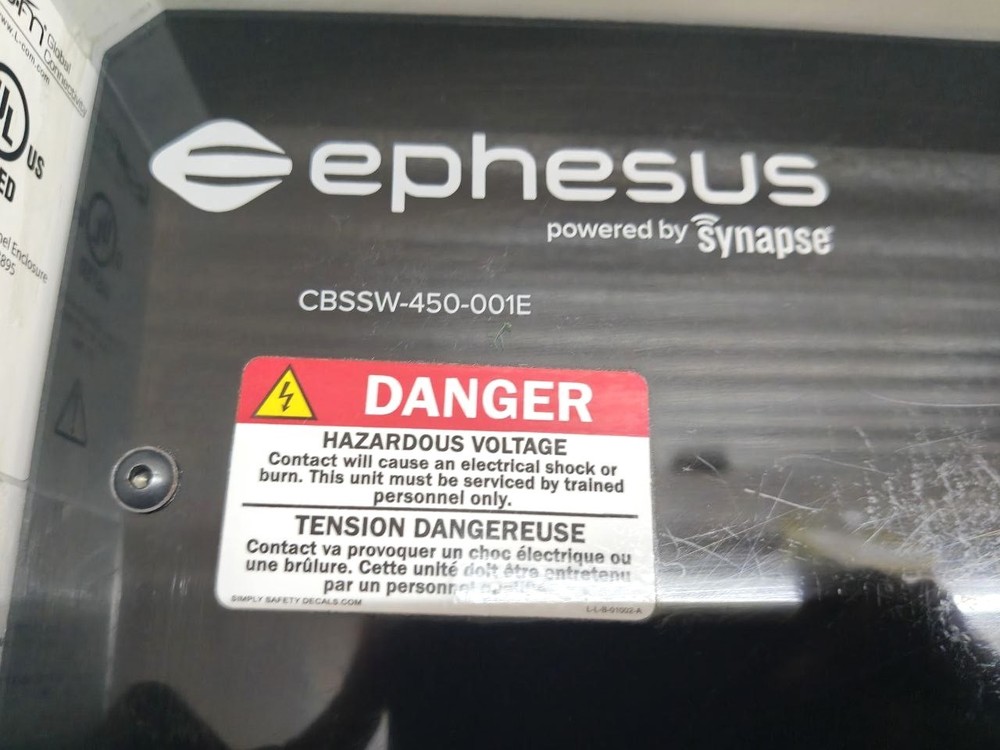 SPRING LIGHTING GROUP CBSSW 450 001E DB DC CENTRAL BASE STATION EPHESUS SYNAPSE