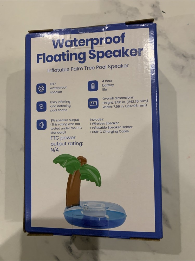Waterproof Floting Speaker Palm Tree Toys & Hobbies