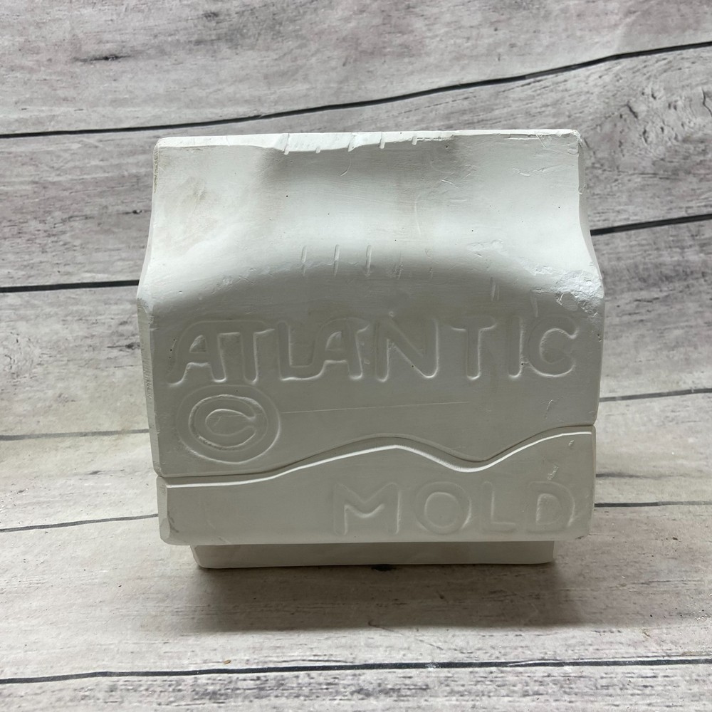 Atlantic Mold Ceramic Casting Mold Easter Bunnies in Basket Nest #A379