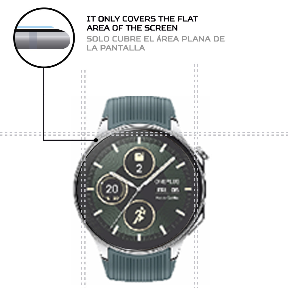 ANTISHOCK Screen protector for oneplus watch 2