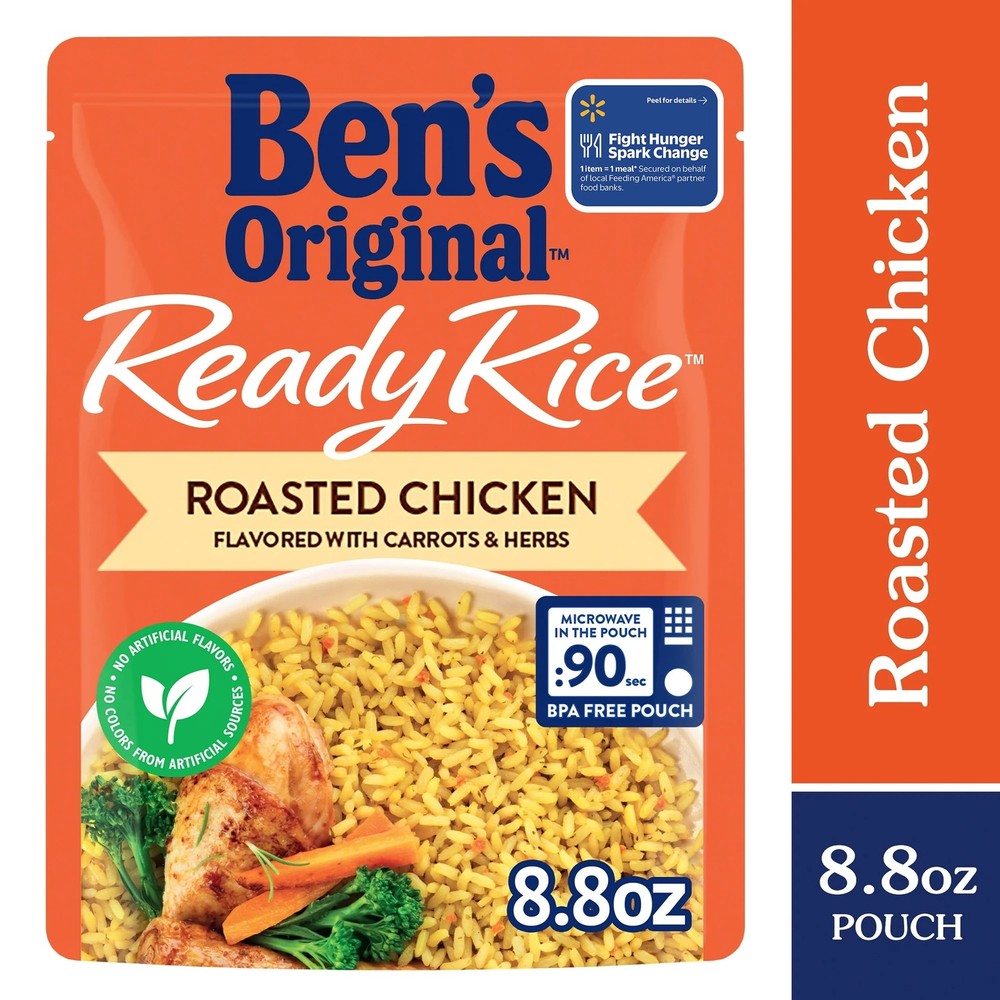 Ready Rice 8.8 oz Pouch Roasted Chicken Flavor Fully Cooked