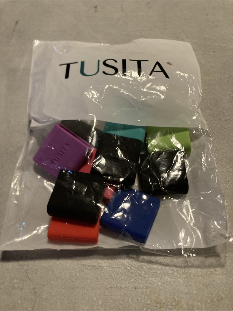 Tusita 12-pack Silicon Fastener Rings Multicolor