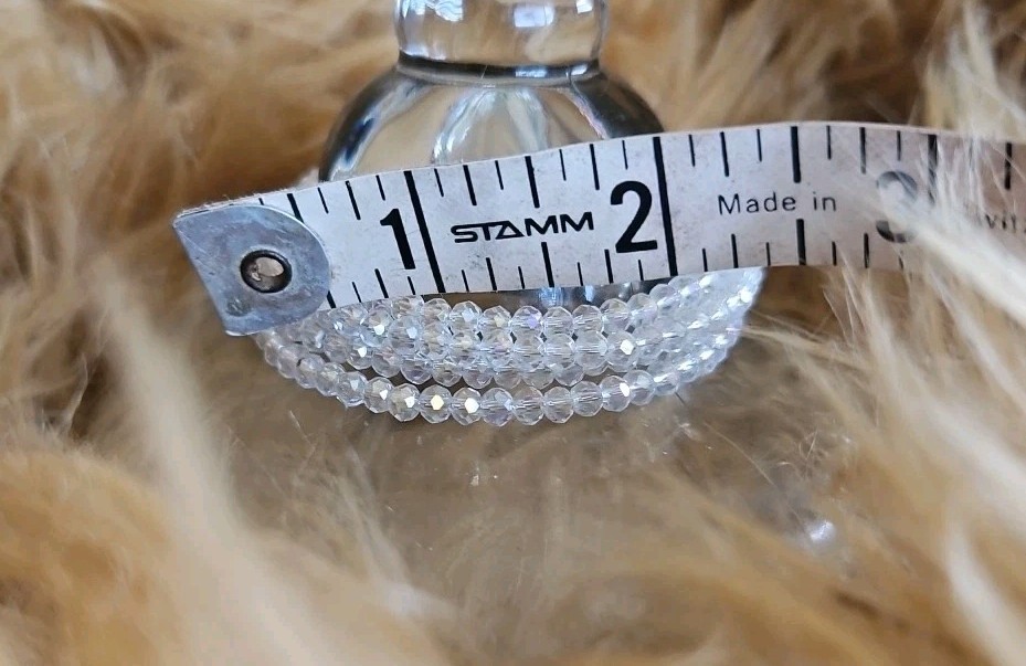 Handcrafted Multi-Wrap (4) Memory Crystal Wire Bracelet