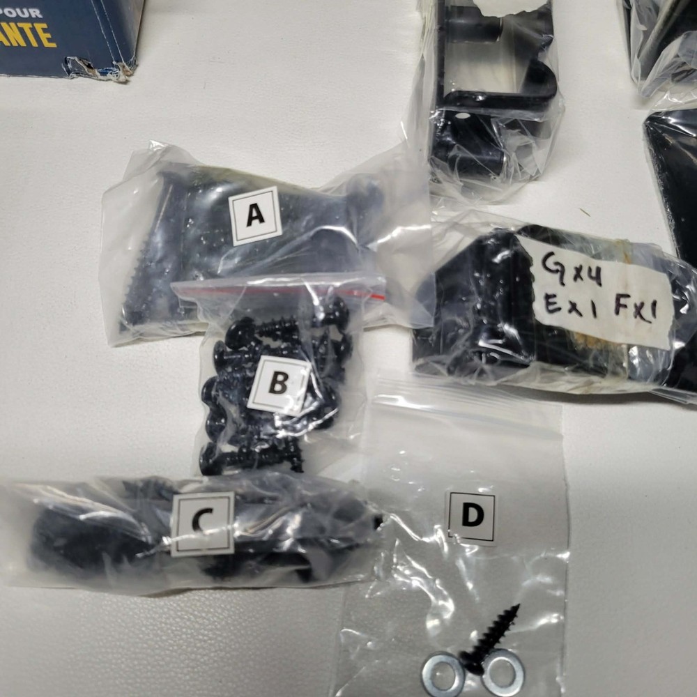 Pylex 11052 Sliding Gate Hardware Kit - Black