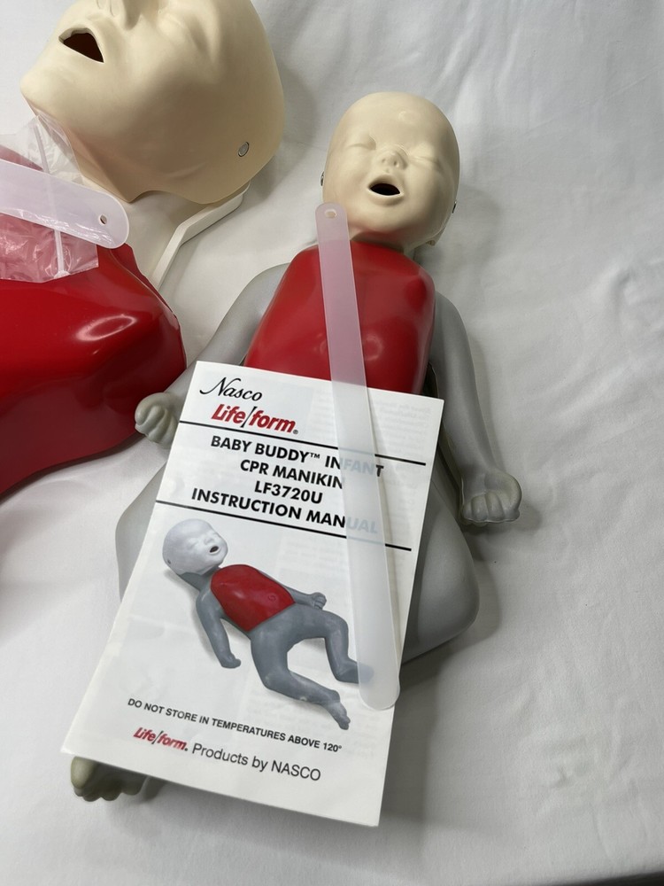 Nasco Life/form Basic Buddy+Baby Training CPR Dolls Dummy Manikin W Introduction