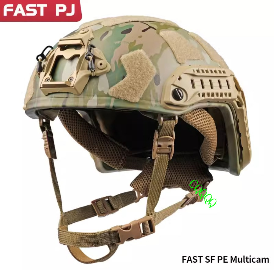 FAST PJ PE Material Multicam Camo High Protective Performance Helmet