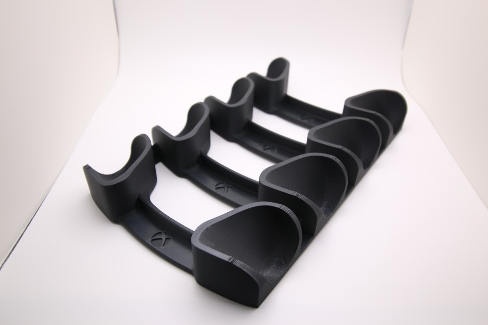 (Black) Xbox one / series controller holder stand display cradle Holds 4