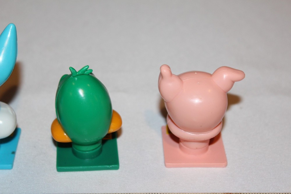 1991 Tiny Toons Adventures Topps Candy Head Set Babs Buster Plucky Hampton VTG