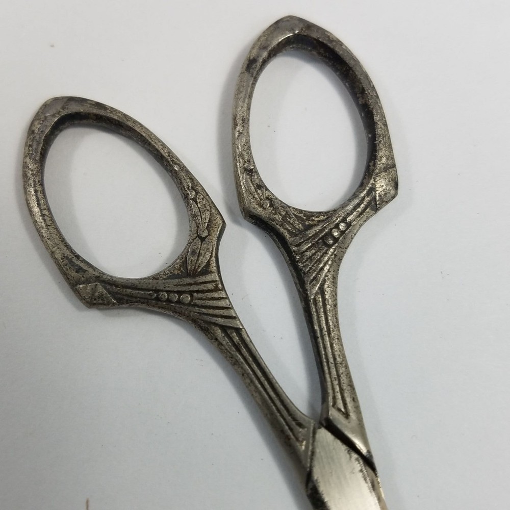 Vtg G & S Graef & Schmidt Scissors Snips Under 4" Germany Unmatched Wasa Sheath