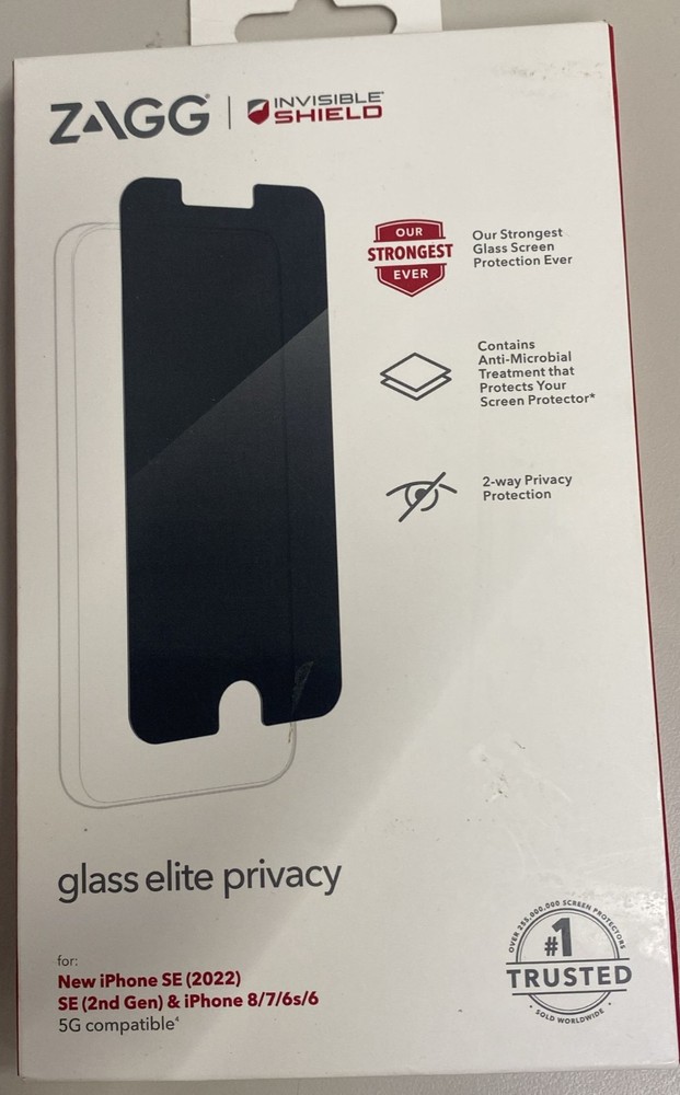 ZAGG Glass Elite Privacy Screen Protector iPhone SE (2nd/3rd Gen) & 8/7/6s/6