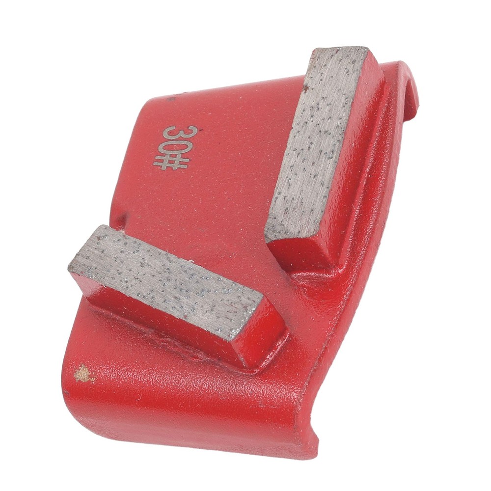 3Pcs Grinding Shoes Red Trapezoid 2 Long Teeth Grinding Tool For