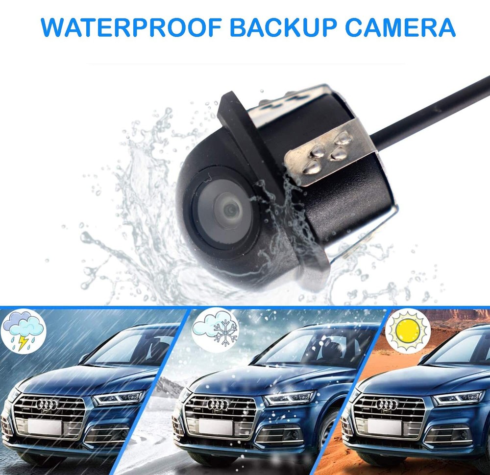 Backup Camera Rearview License Plate for DUAL XVM279NAV
