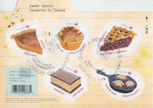 Canada 2019 Sweet Canada Souvenir Sheet, #3177 Used