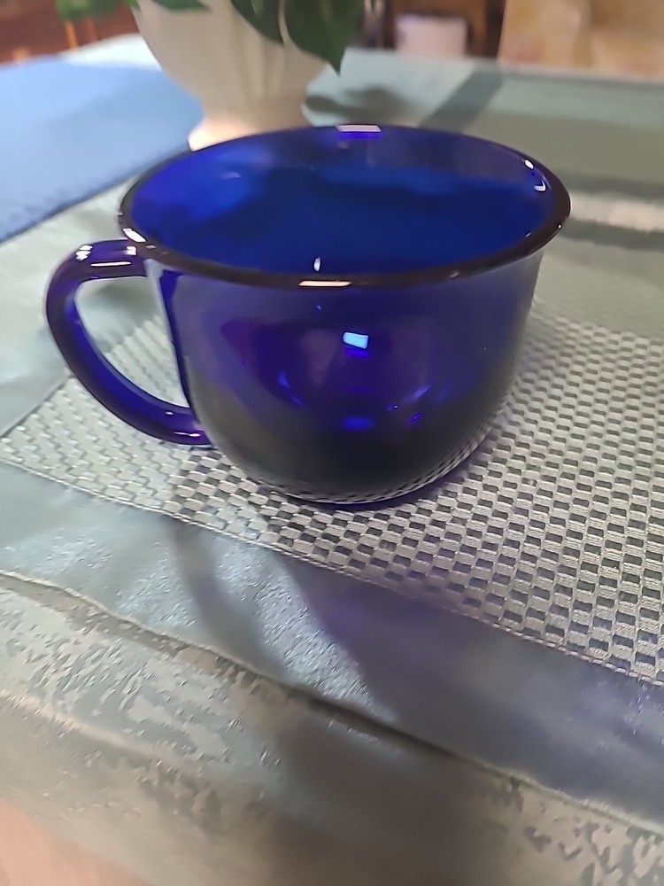 LARGE SIZE COBALT BLUE CUP