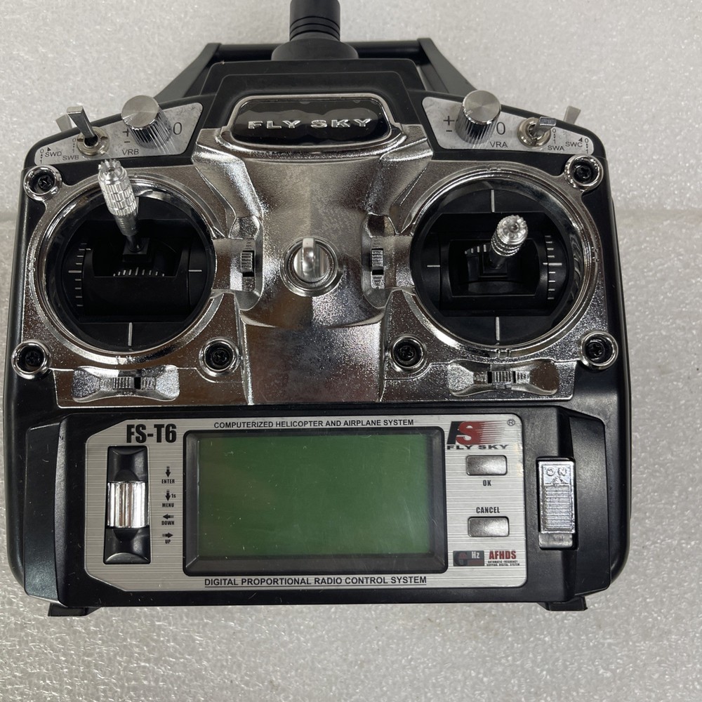 FlySky FS-T6 RC Transmitter – Powers On