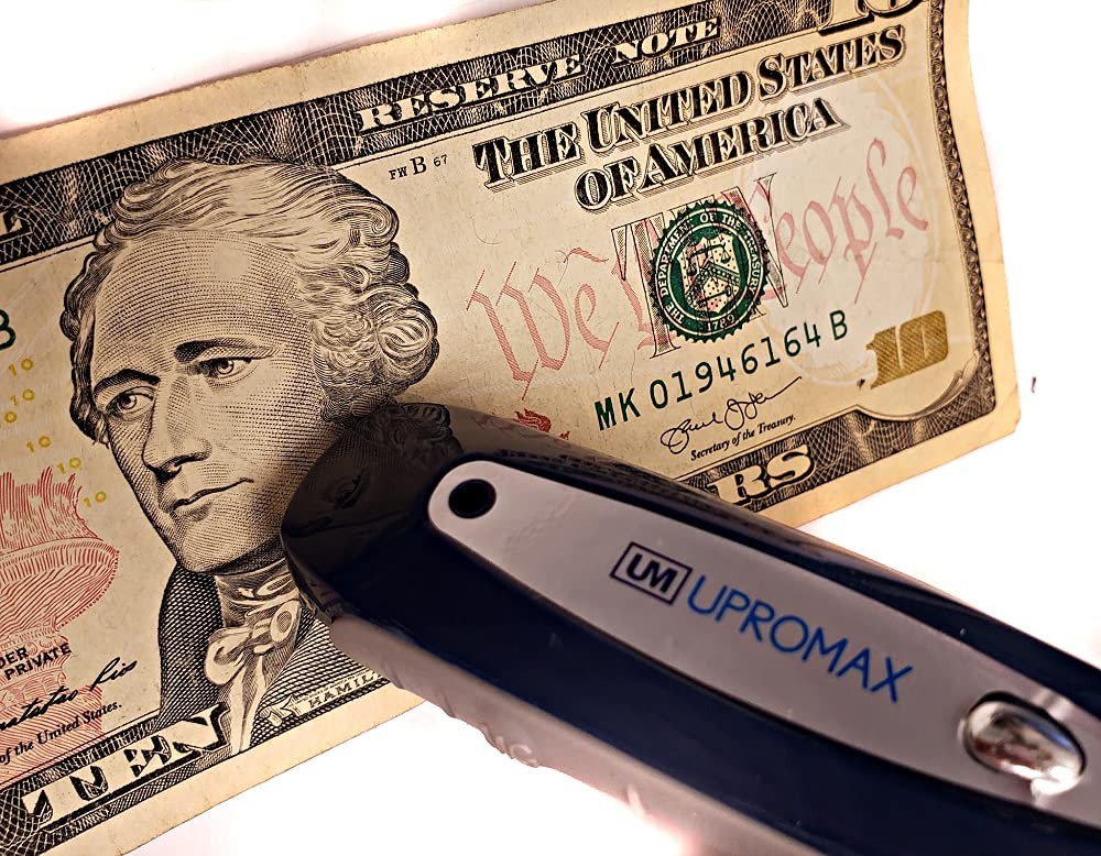Upromax Mini Money Detector with UV Light for Quick Authenticity Check